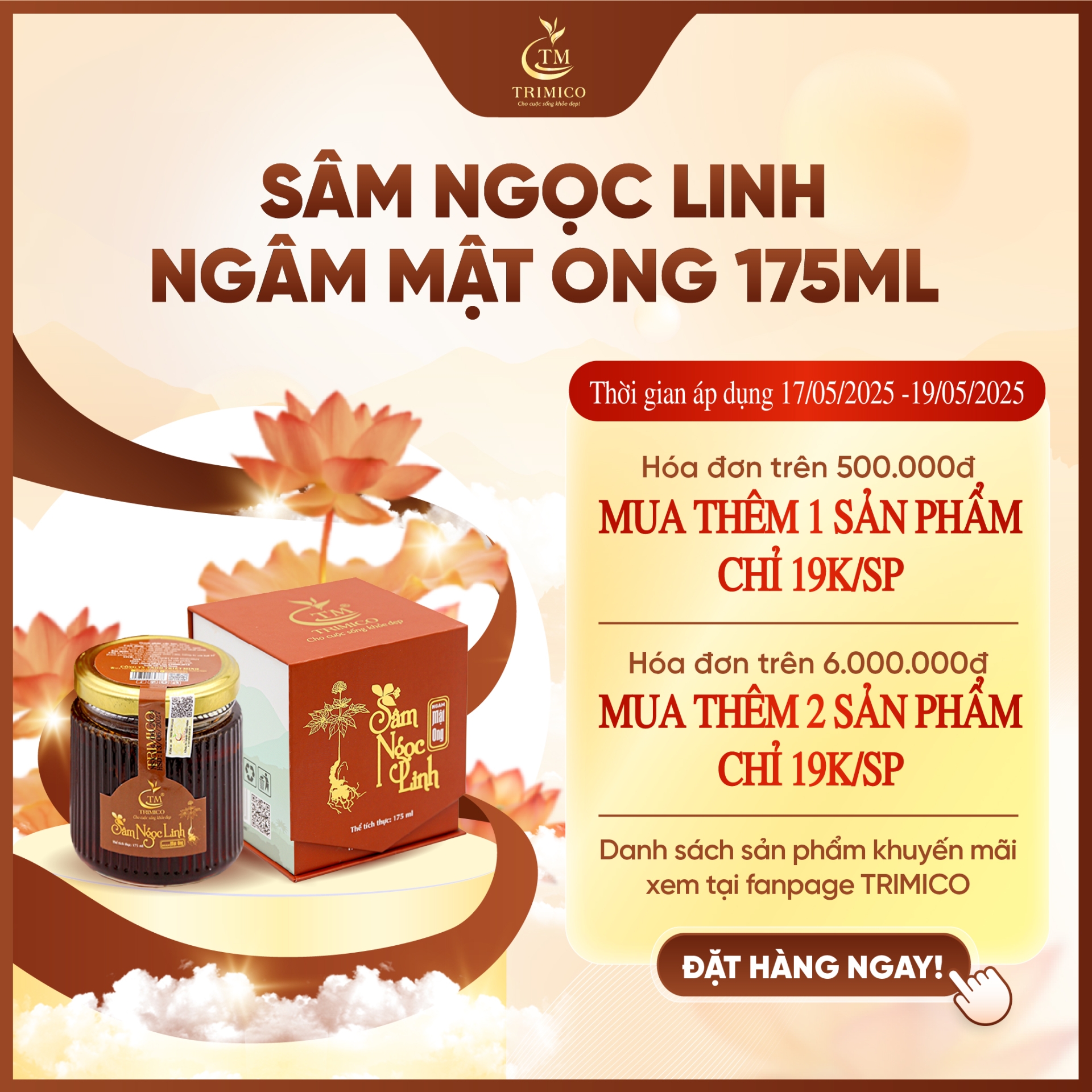 Sâm Ngọc Linh Ngâm Mật Ong TRIMICO 175ml